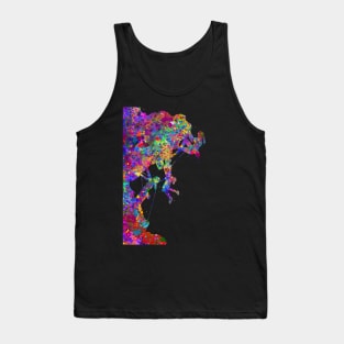 Climber friendship watercolor art Tank Top